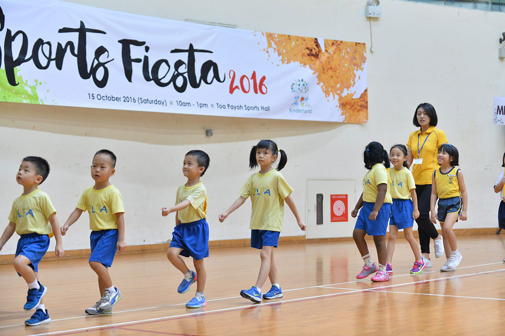 ELFA Toddlers & Preschoolers Joined 400 Children at Sport Fiesta.