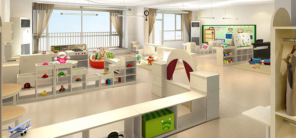 Clean and spacious learning environment for toddlers at ELFA Preschool
